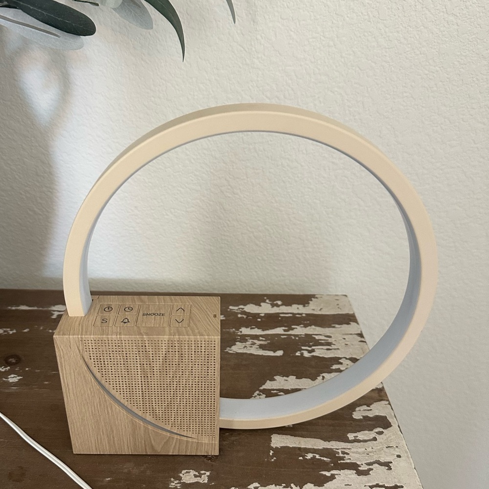 Sunrise alarm clock light sound machine
